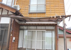 カーポート　建て替え工事